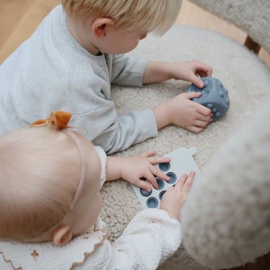 2er-Set Würfel Press Toy 'Dried Thyme/Natural' - The Little One • Family.Concept.Store.