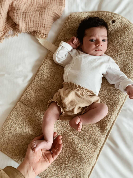 Wickelunterlage Teddy 'Ecru' - The Little One • Family.Concept.Store.