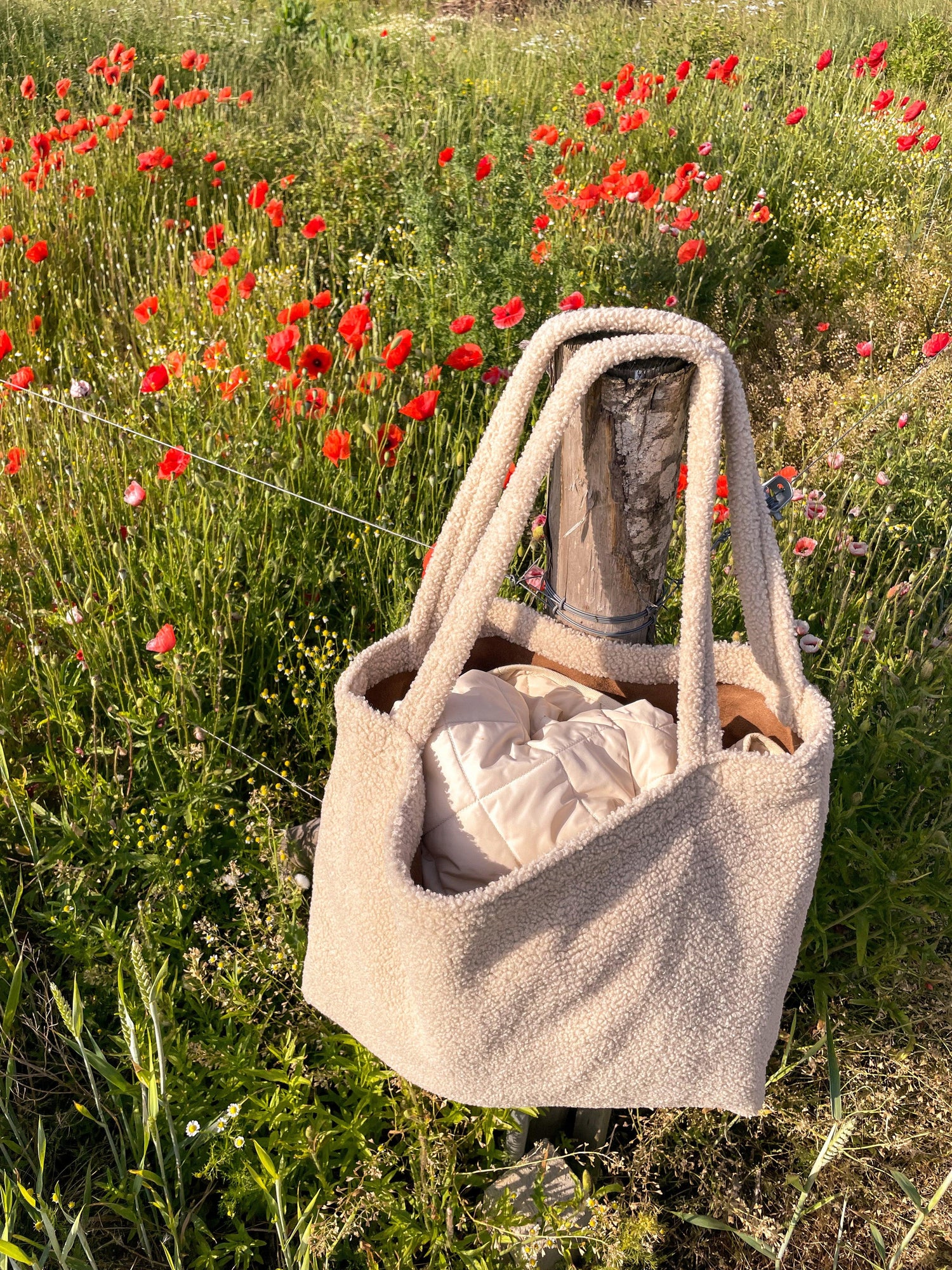 Mom Bag Teddy 'Ecru' - The Little One • Family.Concept.Store. 