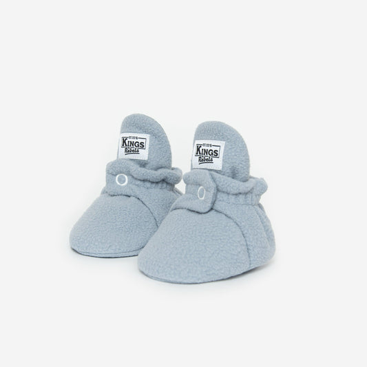 Fleece Booties 'Classic'- Sky Grey - The Little One • Family.Concept.Store. 