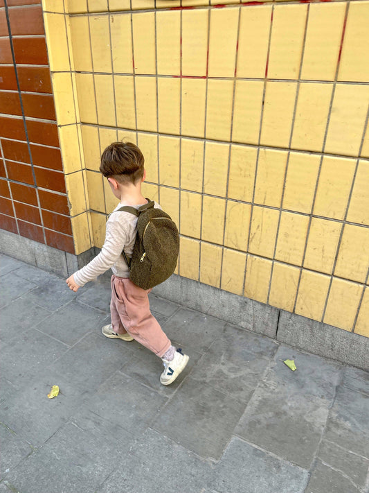 Mini Rucksack Teddy 'Green' - The Little One • Family.Concept.Store. 