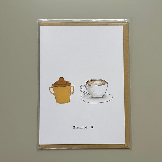 Grußkarte 'Momlife' - The Little One • Family.Concept.Store.