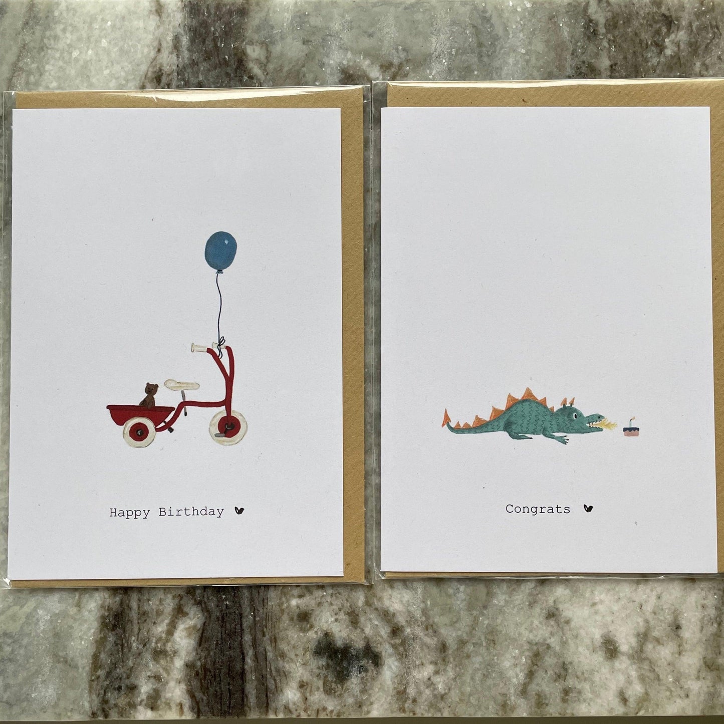 Grußkarte 'Happy Birthday Dreirad' - The Little One • Family.Concept.Store. 