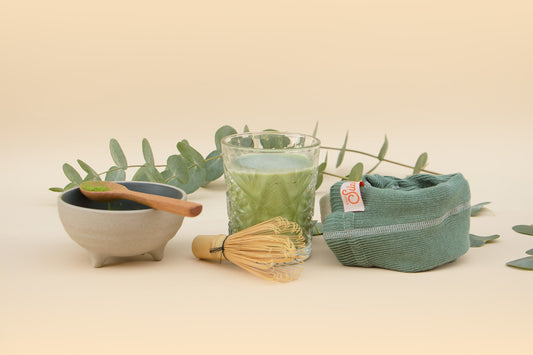 Strumpfhose Footless 'Matcha Oat Latte' - The Little One • Family.Concept.Store.