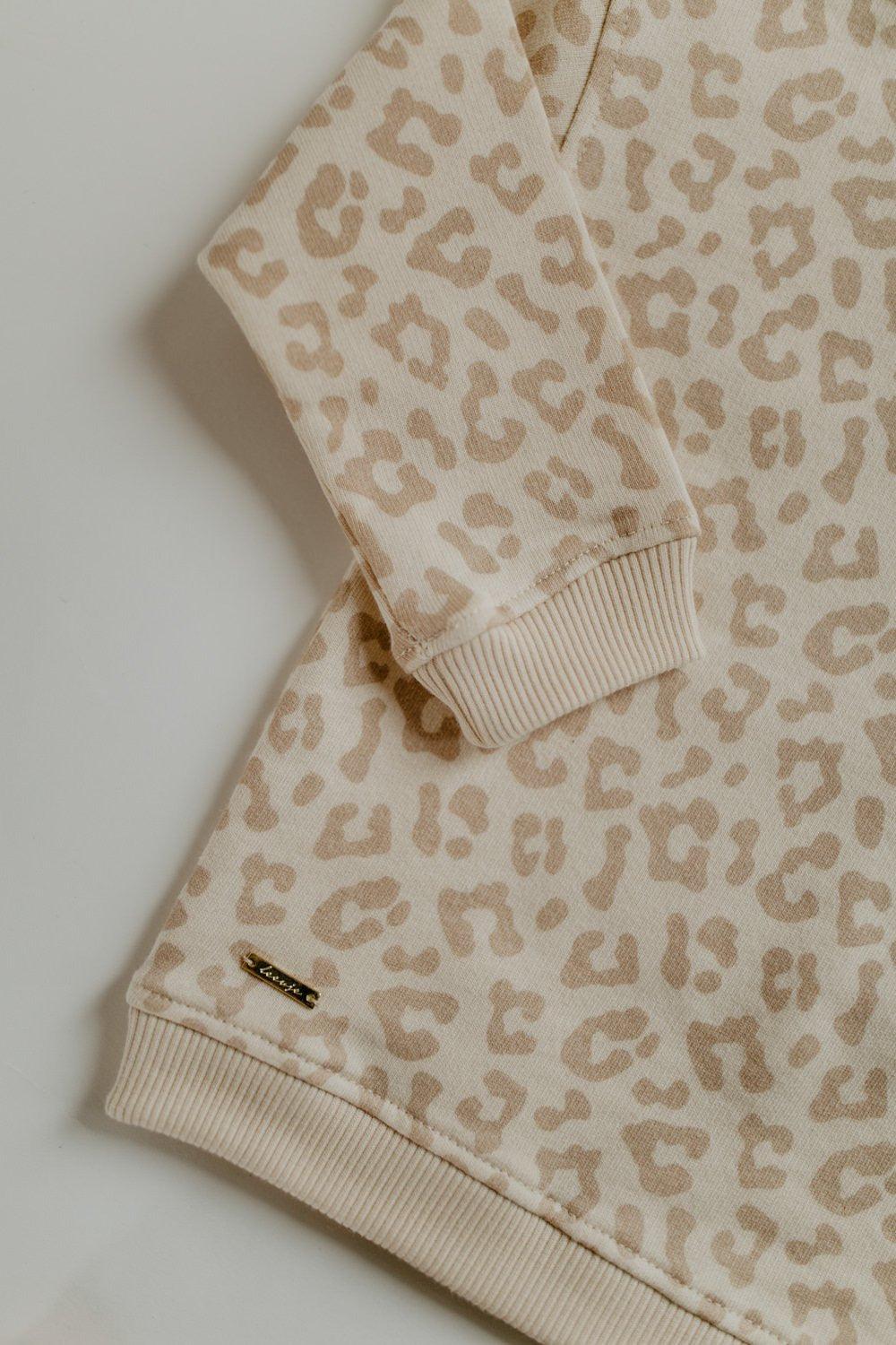cheetah oversized sweater