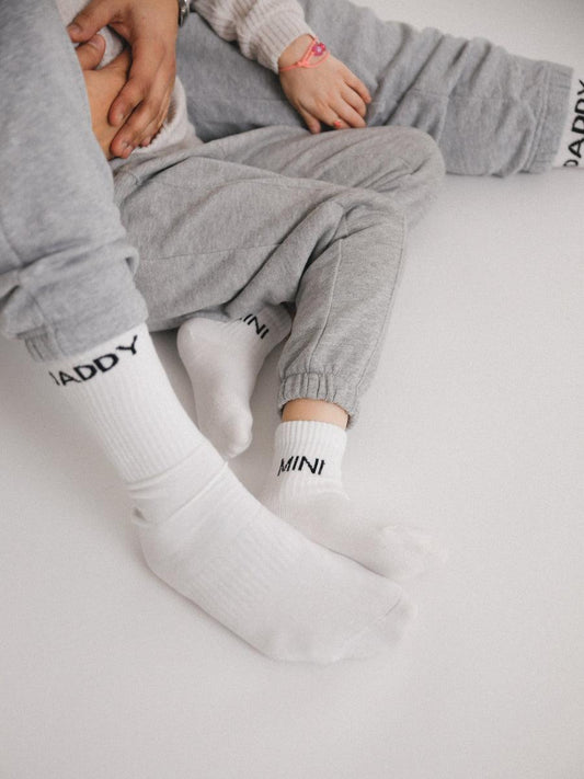 Daddy-Socken 'Weiß' - The Little One • Family.Concept.Store. 