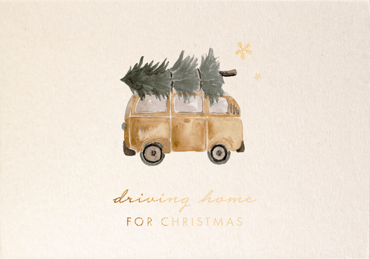 Klappkarte Bus "Driving Home For Christmas" - The Little One • Family.Concept.Store.