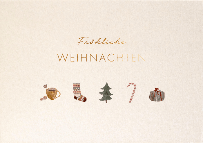 Klappkarte "Fröhliche Weihnachten" - The Little One • Family.Concept.Store. 