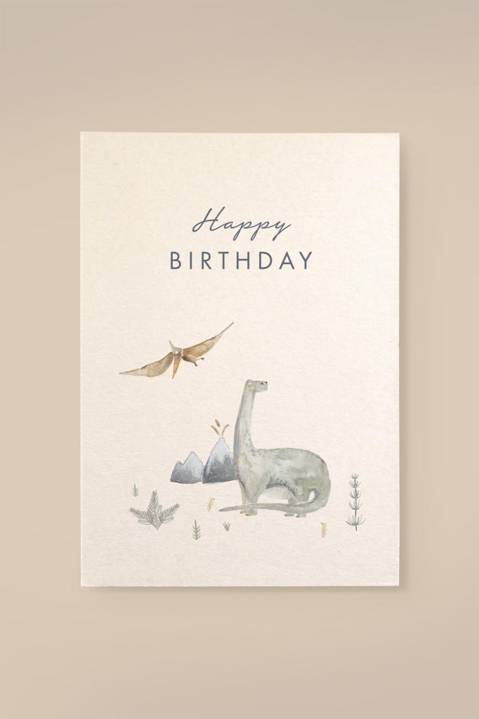 Grußkarte Dino 'Happy Birthday' - The Little One • Family.Concept.Store. 