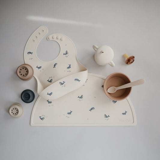 Silikonmatte 'Whales' - The Little One • Family.Concept.Store. 
