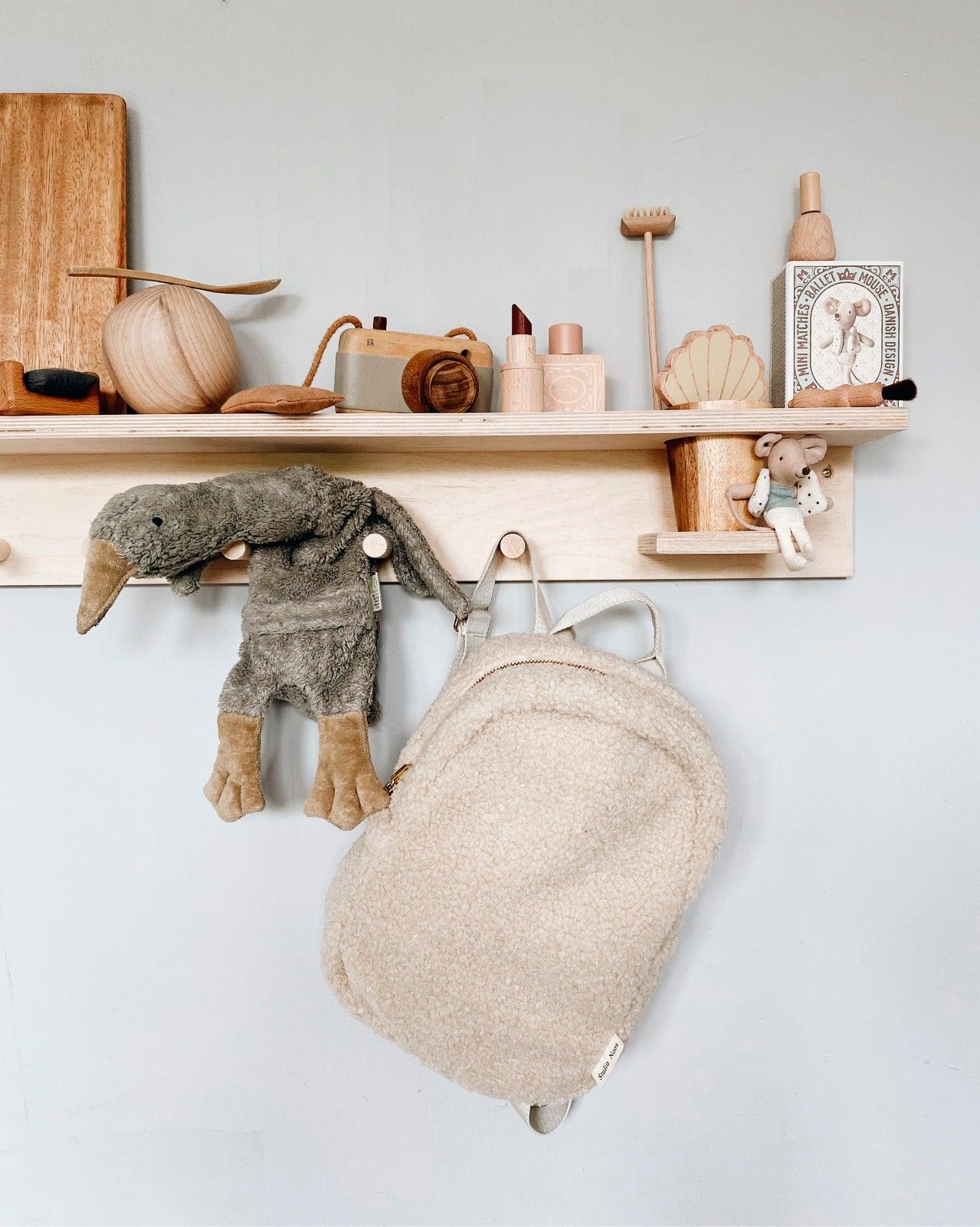 Mini Rucksack Teddy 'Ecru' - The Little One • Family.Concept.Store. 
