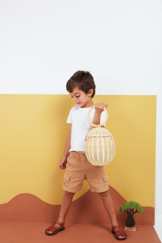 Rattankorb 'Egg' - The Little One • Family.Concept.Store. 