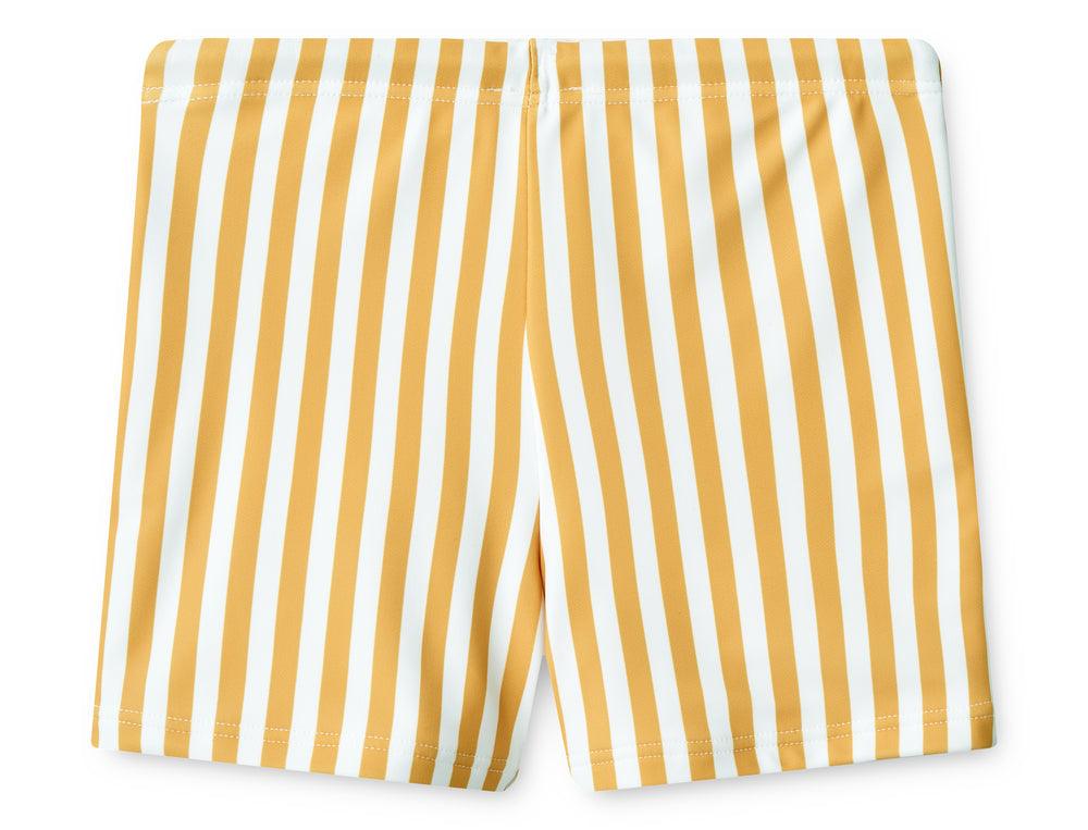 Badehose Otto 'Stripe Yellow Mellow/White' - The Little One • Family.Concept.Store. 
