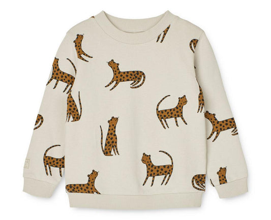 Sweatshirt Thora 'Leopard Sandy' - The Little One • Family.Concept.Store.