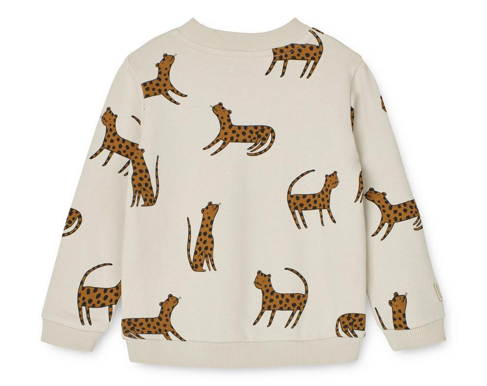 Sweatshirt Thora 'Leopard Sandy' - The Little One • Family.Concept.Store. 