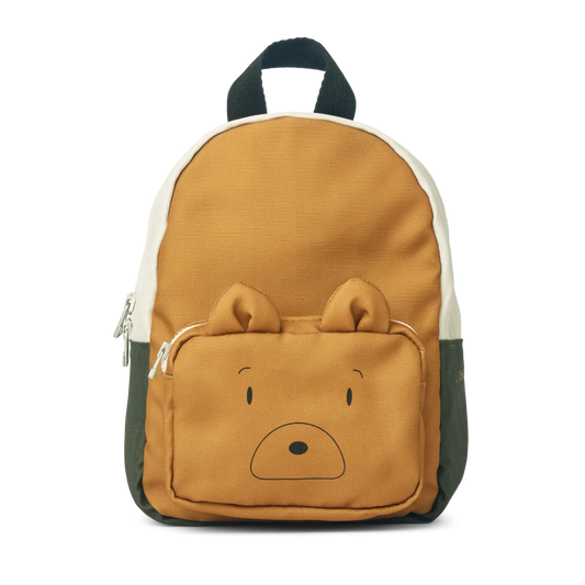 Mini-Rucksack Saxo Mr Bear 'Golden Caramel Multi Mix' - The Little One • Family.Concept.Store. 