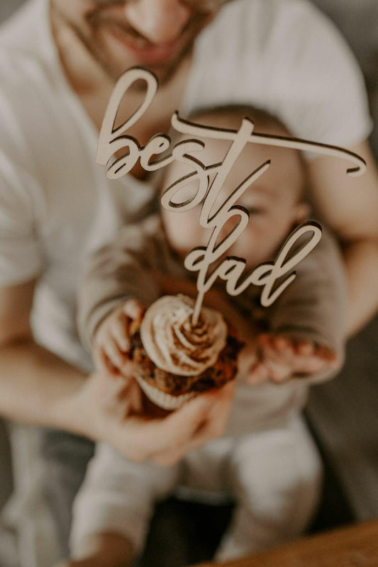 Cake Topper - Best Dad - The Little One • Family.Concept.Store. 