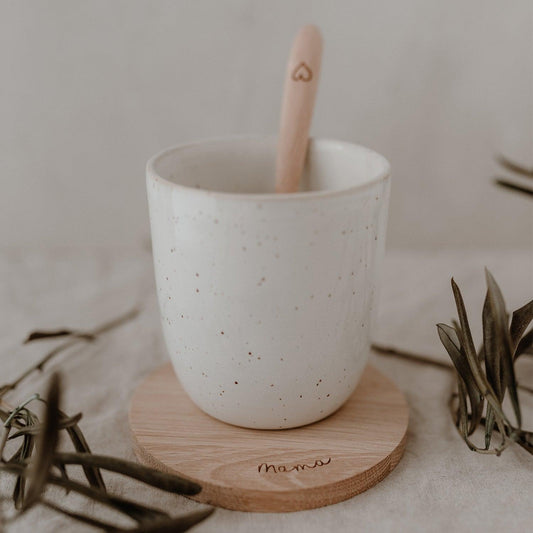 Untersetzer aus Eiche 'Mama' - The Little One • Family.Concept.Store.