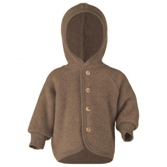 Wollfleece Jacke 'Walnuss Melange' - The Little One • Family.Concept.Store.