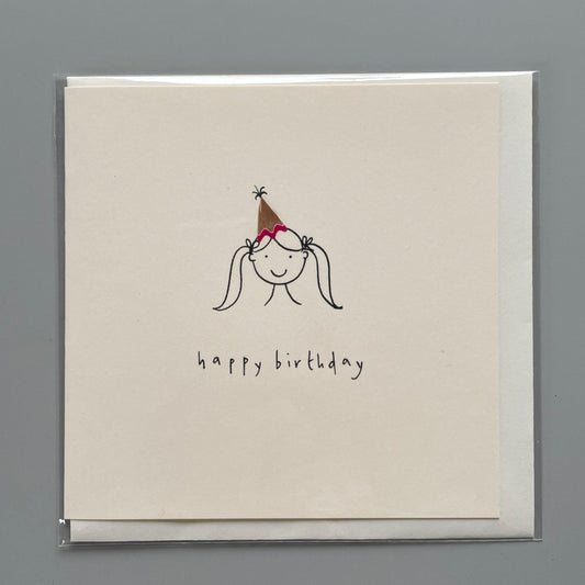 Grußkarte 'Happy Birthday - Girl' - The Little One • Family.Concept.Store. 