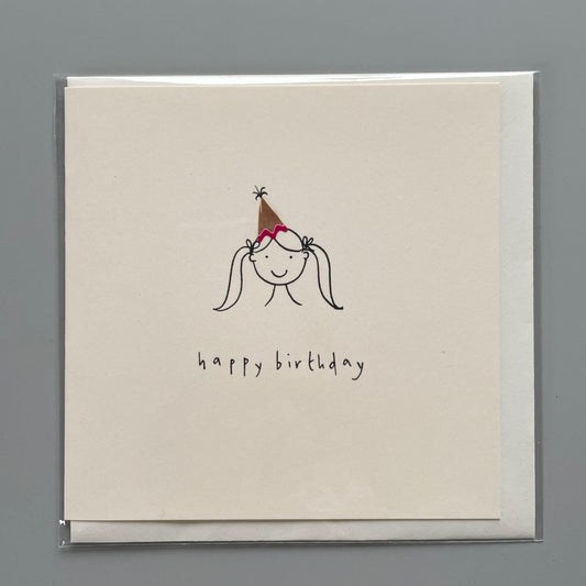 Grußkarte 'Happy Birthday - Girl' - The Little One • Family.Concept.Store.
