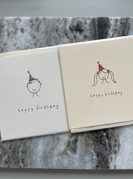 Grußkarte 'Happy Birthday - Boy' - The Little One • Family.Concept.Store. 