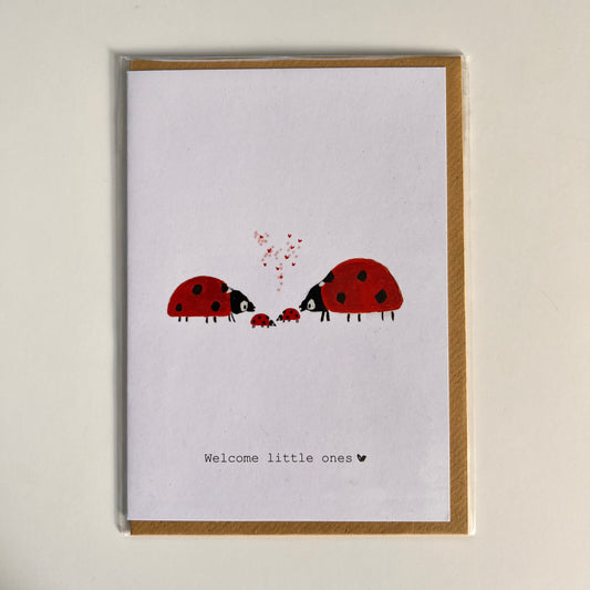 Grußkarte 'Welcome Twins' - The Little One • Family.Concept.Store.