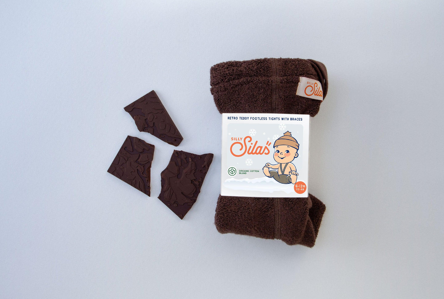 Strumpfhose Teddy Warmy Footless 'Chocolate Brown' - The Little One • Family.Concept.Store. 