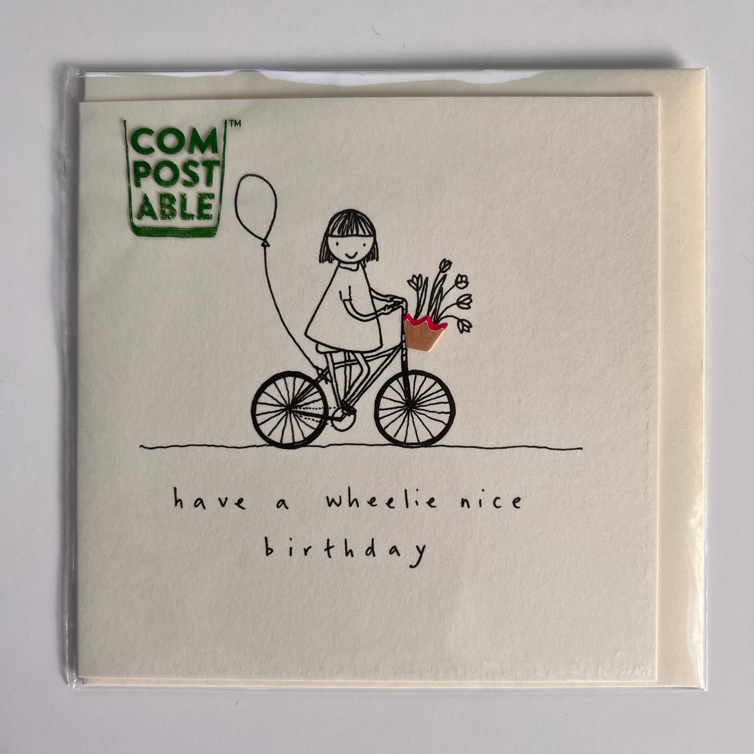 Grußkarte 'Wheelie Nice Birthday' - The Little One • Family.Concept.Store. 