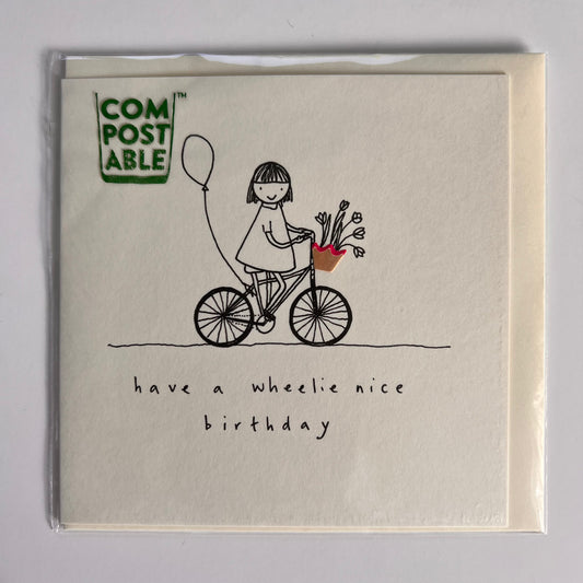 Grußkarte 'Wheelie Nice Birthday' - The Little One • Family.Concept.Store.