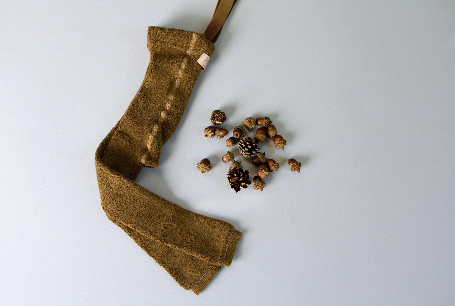 Strumpfhose Teddy Warmy Footless 'Acorn Brown' - The Little One • Family.Concept.Store. 