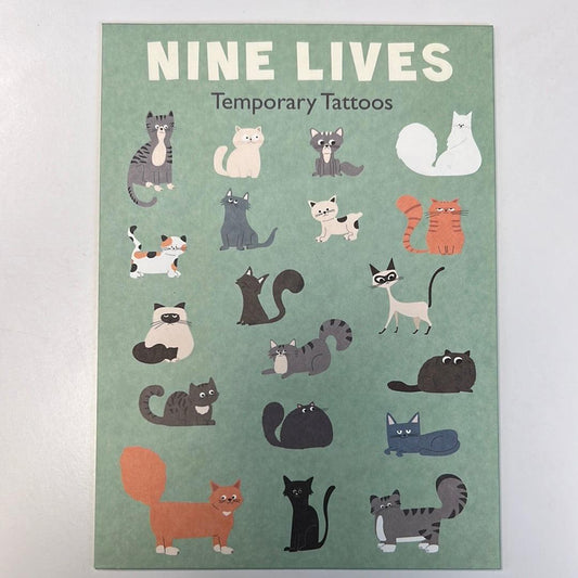 Temporary Tattoos -Nine Lives - The Little One • Family.Concept.Store. 