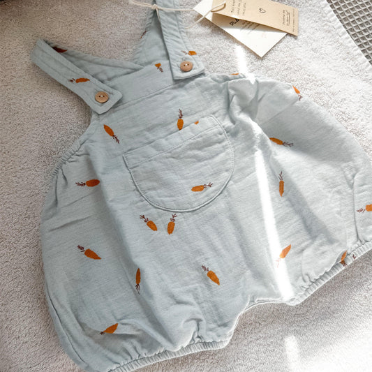 Printed Woven Jumpsuit 'Carrots' - The Little One • Family.Concept.Store. 