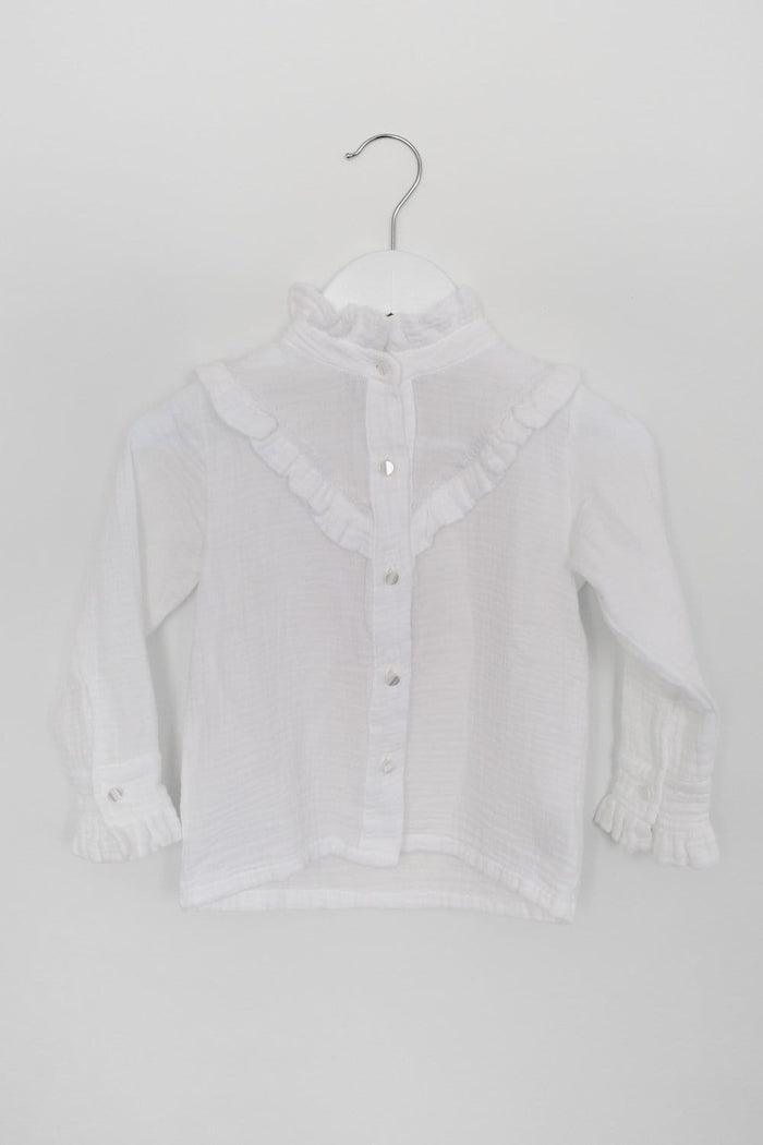 Musselinbluse mit Rüschen - The Little One • Family.Concept.Store. 