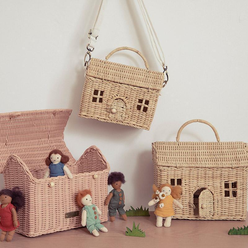 Rattan 'Casa Bag Straw' - The Little One • Family.Concept.Store. 