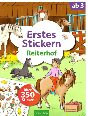 Erstes Stickern 'Reiterhof' - The Little One • Family.Concept.Store. 