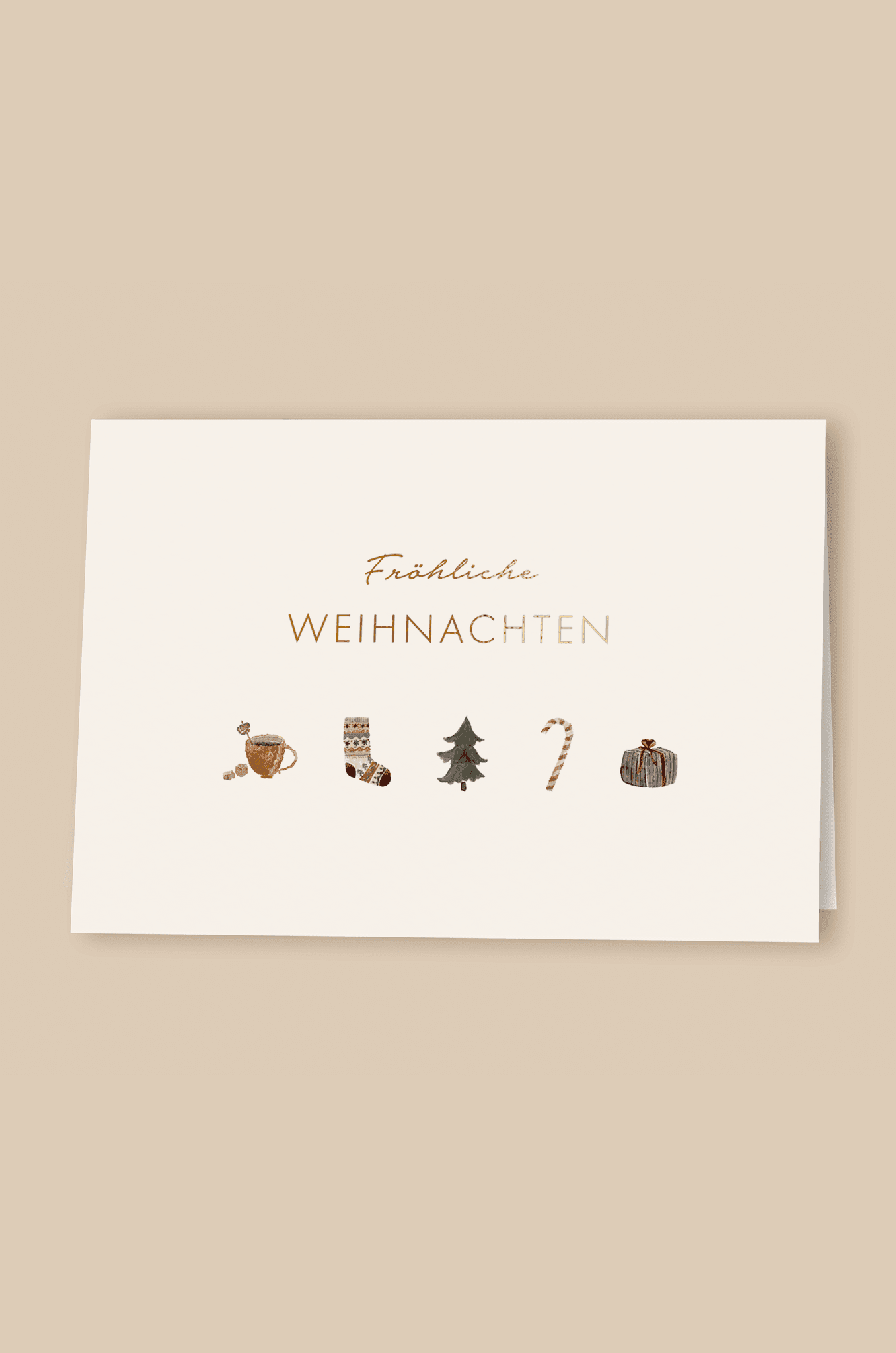 Klappkarte "Fröhliche Weihnachten" - The Little One • Family.Concept.Store. 