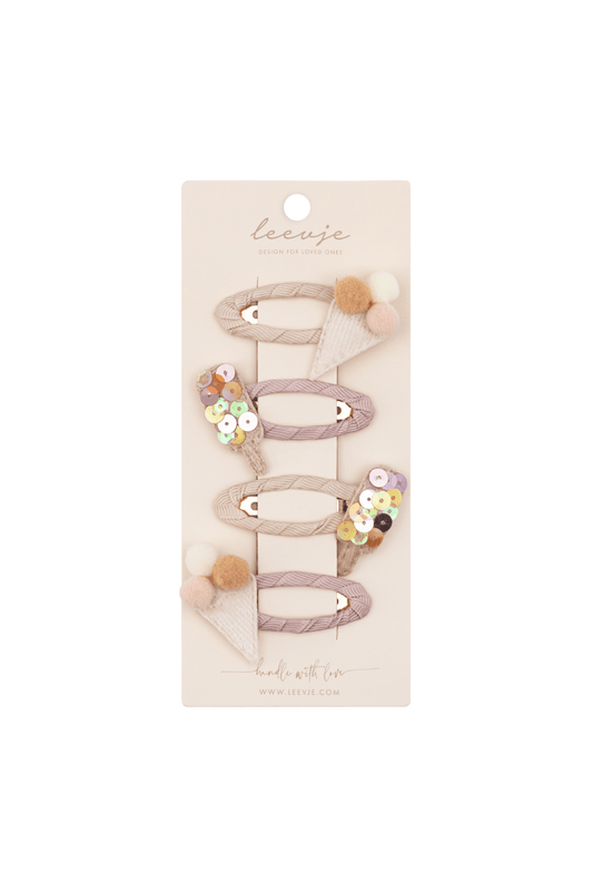 Haarspangen 'Ice Cream Clips' - The Little One • Family.Concept.Store. 
