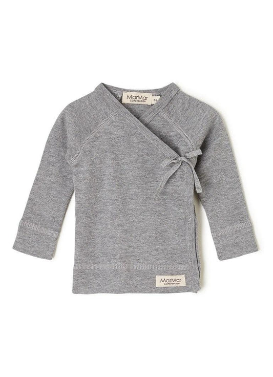Wickelshirt 'Grey Melange' - The Little One • Family.Concept.Store.